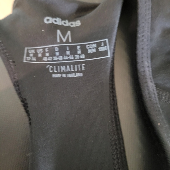 NWT Adidas Graphic Bra, Blk, M - Picture 2 of 3